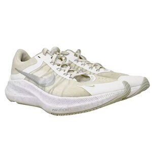 Nike Zoom Winflo 8 Running Shoes CW3421-104 White/Silver Sneakers
